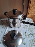 Revere ware kookpot met stoominzet, Huis en Inrichting, Keuken | Potten en Pannen, Ophalen of Verzenden, Gebruikt