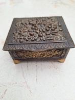 Bronzen sierradendoos / juwelenkist, Antiek en Kunst, Curiosa en Brocante, Ophalen
