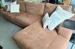 cognac kleurige zetel, Ophalen, Gebruikt, Hoekbank, 300 cm of meer