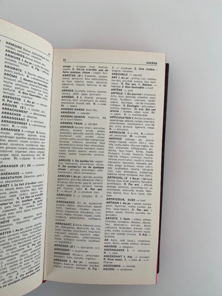 Nouveau Dictionnaire des Synonymes Bertaud du Chazaud 1971