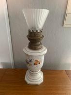 Ancienne lampe décorative en faïence (32 cm), Enlèvement ou Envoi