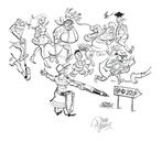Dirk Stallaert Groot Nederlands Dictee originele tekening, Boeken, Stripverhalen, Verzenden, Nieuw