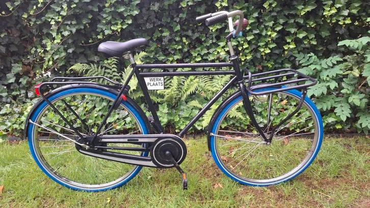 OERDEGELIJKE herenfiets vele NIEUWE onderdelen = rijklaar, Fietsen en Brommers, Fietsen | Oldtimers, Ophalen