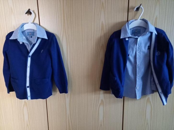 2 setjes (hemdje+vestje) - River Woods 2 à 3 jaar (tweeling), Kinderen en Baby's, Kinderkleding | Maat 98, Zo goed als nieuw, Jongen