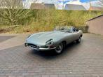 Jaguar E-Type S1 Flat Floor - Matching - Gerestaureerd!, Auto's, Oldtimers, Te koop, Zilver of Grijs, 3800 cc, Benzine