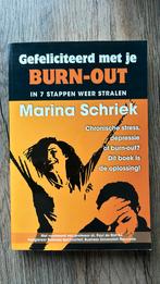 Marina Schriek - Gefeliciteerd met je burn-out, Gelezen, Marina Schriek, Ophalen of Verzenden