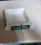 Palm/Bock pils kleine vierkant asbak, Ophalen of Verzenden, Zo goed als nieuw, Palm