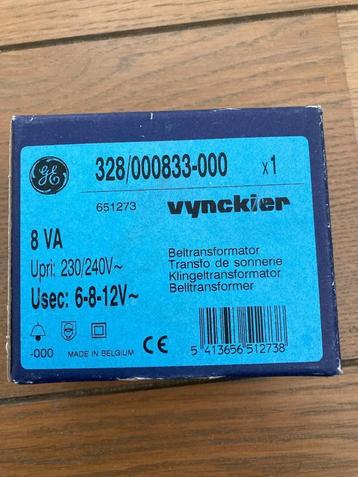Vynckier Beltrasformator beschikbaar voor biedingen