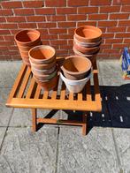 Terra cotta bloempotten prijs afhankelijk van grote, Tuin en Terras, Ophalen of Verzenden, Zo goed als nieuw