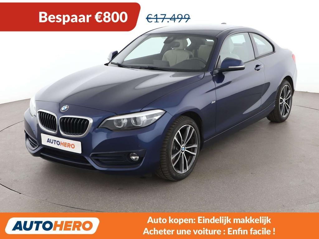 BMW 2 Serie 218 218i Sport Line, Autos, BMW, Beige, 2 portes, Coupé, Cuir