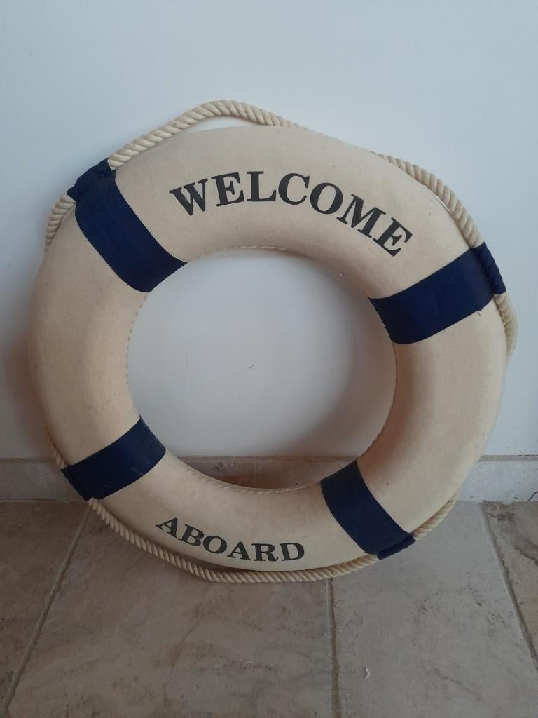 Bouée de sauvetage décorative, Collections, Marine, Enlèvement, Utilisé