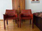 Cassina Cab 413 van Mario Bellini, Huis en Inrichting, Stoelen, Ophalen, Gebruikt, Twee, Leer