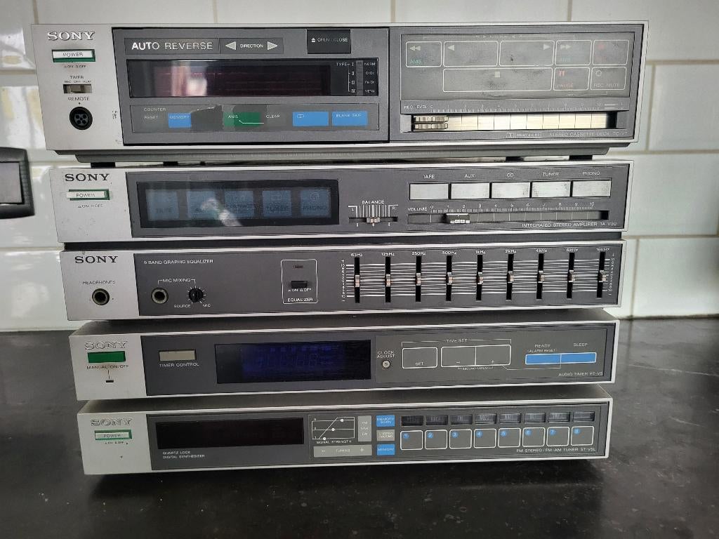 retro vintage Stereo SONY, Audio, Tv en Foto, Stereoketens, Ophalen, Tuner of Radio, Gebruikt, Losse componenten