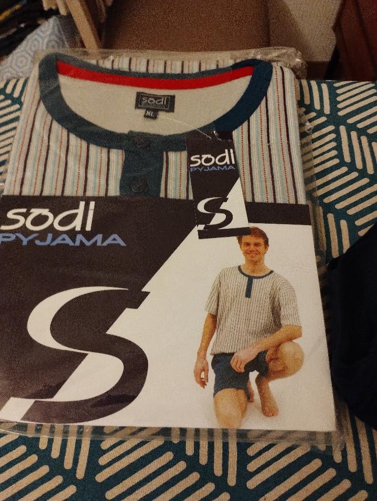 3 HERENPYJAMA XL ( NIEUW), Vêtements | Hommes, Pyjamas, Enlèvement ou Envoi, Taille 56/58 (XL)