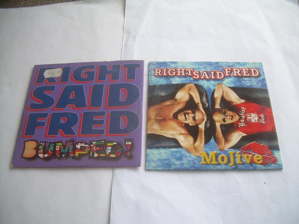 2 CD SINGLES - RIGHT SAID FRED, 2 t/m 5 singles, Ophalen of Verzenden, Zo goed als nieuw, Dance