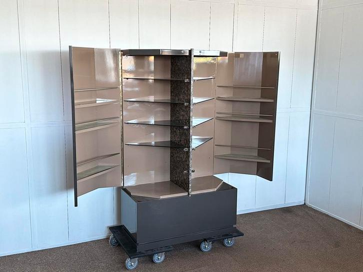 Vintage barkast 1980s, Maison & Meubles, Dénudé, Comme neuf, Enlèvement