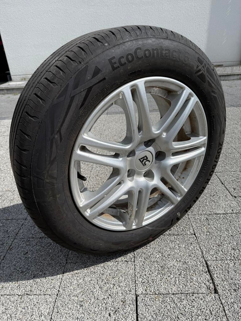 Banden op velg 205/60/16, Autos : Pièces & Accessoires, Pneus & Jantes, 16 pouces, Pneus été, Véhicule utilitaire, 205 mm