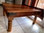 Table basse salon 20e chêne massif 125/75/45 LxPxH neuve, Maison & Meubles, Enlèvement