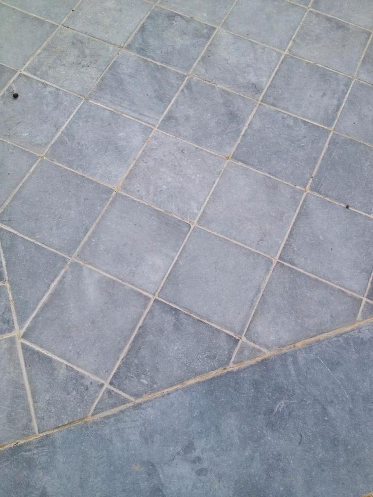 97,2m² Pavés 10x10x8cm - Pierre bleue Hainaut - Brut sciage, Jardin & Terrasse, Pavé & Dalles, Neuf, Autres types, Pierre naturelle