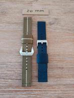 Allerlei horlogebandjes 20 22 en 24mm, Ophalen of Verzenden, Breitling