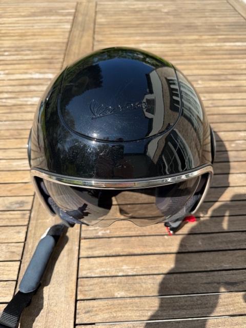 Helm Vespa VJ Zwart - Nieuw, Enlèvement, Neuf, Large, Vespa