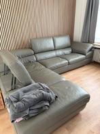 Canape en cuir veritable, Enlèvement, Utilisé, Cuir