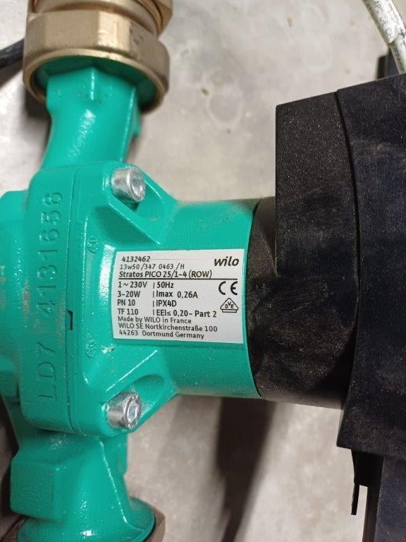 Wilo Stratos PICO 25/1-4, Ophalen