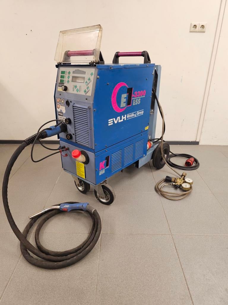 ESS E1-3300 MIG/MAG lasapparaat synergisch – 400V., Enlèvement, Utilisé, 250 ampères, CO2