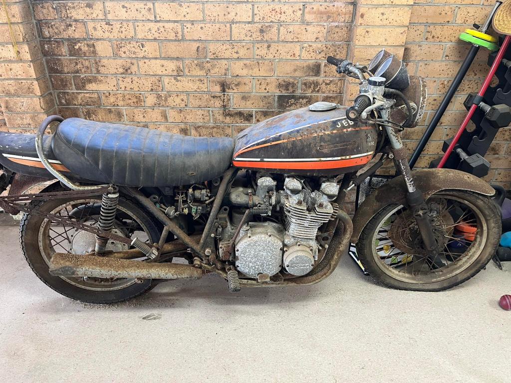 Kawasaki oldtimer schuurvondst, Motos, Motos | Oldtimers & Ancêtres