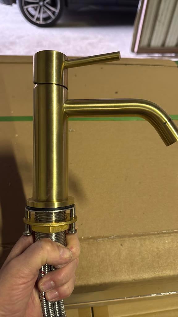 Mitigeur evier doré neuf, Enlèvement, Neuf, Autres couleurs, Autres types