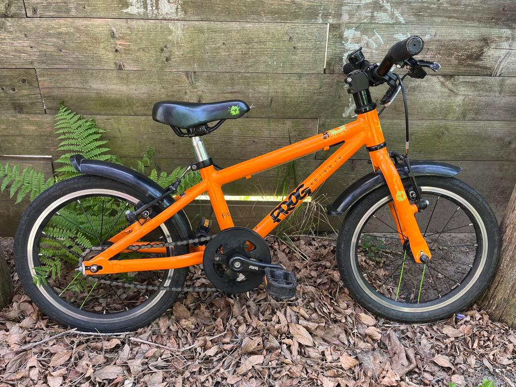 Frog kinder fiets 16 inch, Fietsen en Brommers, Ophalen, Zo goed als nieuw