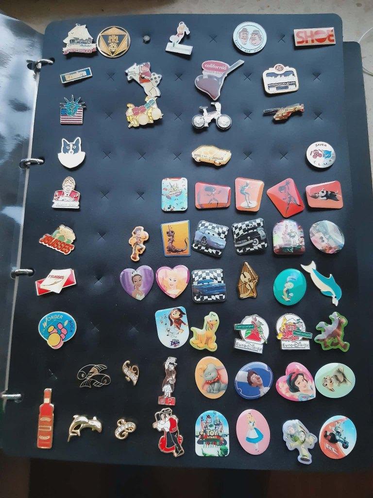 Verschillende pins (oa Disney), Verzamelen, Ophalen, Gebruikt
