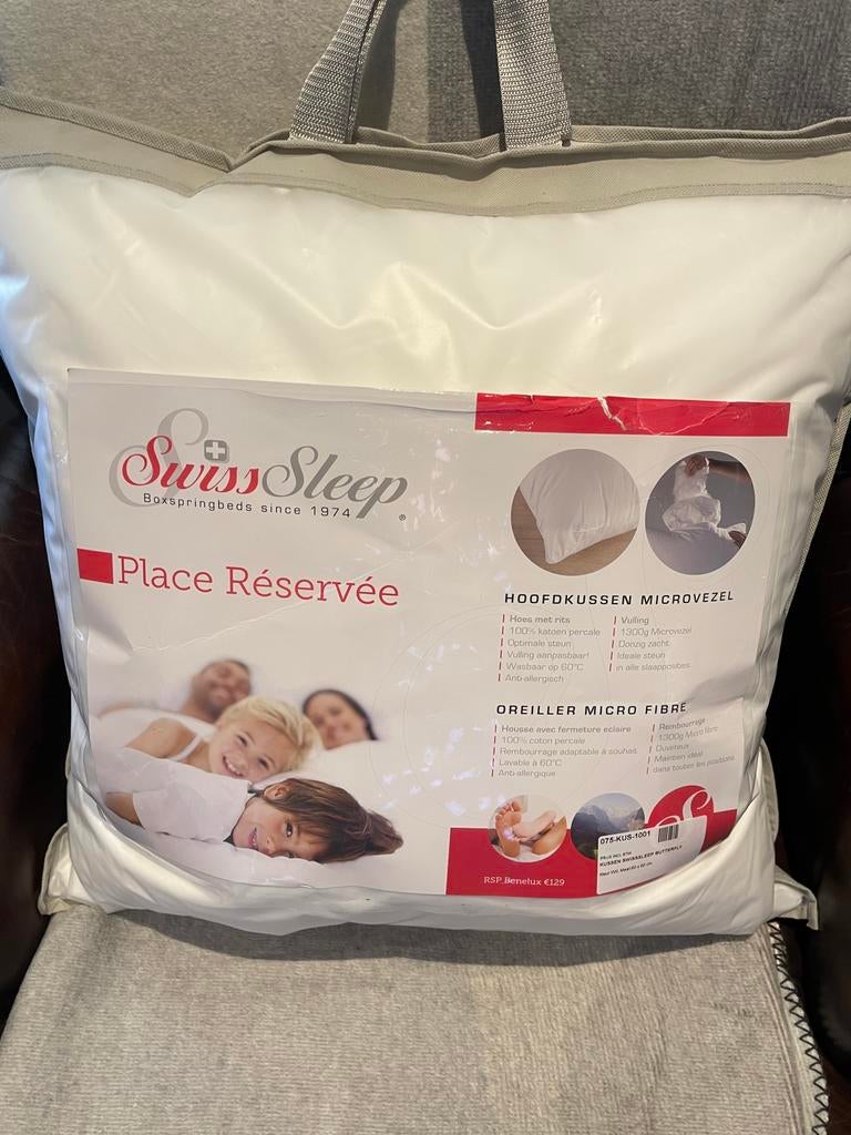 Hoofdkussen nieuw, Huis en Inrichting, Ophalen, Eenpersoons, Wit, Nieuw