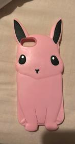 Coque lapin rose, Enlèvement ou Envoi, Comme neuf, IPhone SE (2020), Housse ou Sac
