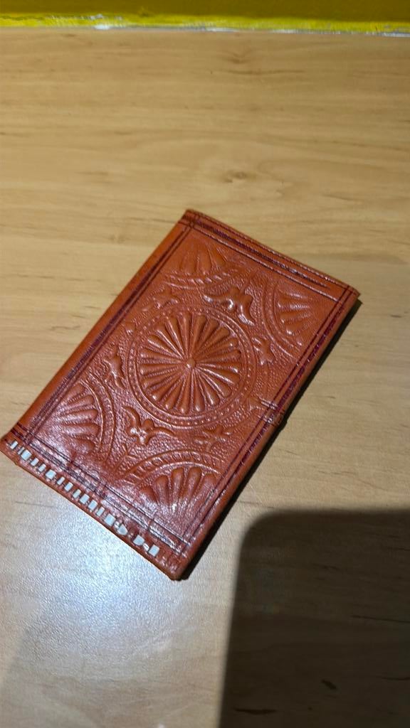 Nieuwe portemonnee Puur leer 14,5/9,5 cm, Ophalen of Verzenden, Nieuw