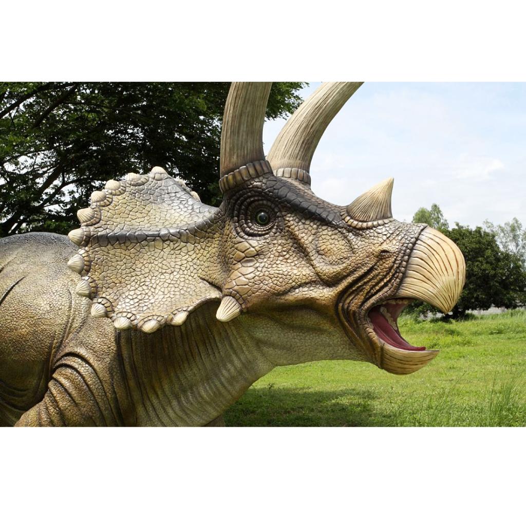 Giant Triceratops – Dinosaurus beeld Lengte 623 cm, Verzamelen, Ophalen, Nieuw