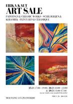 Hedendags abstracte schilderijen - Art sale, Ophalen