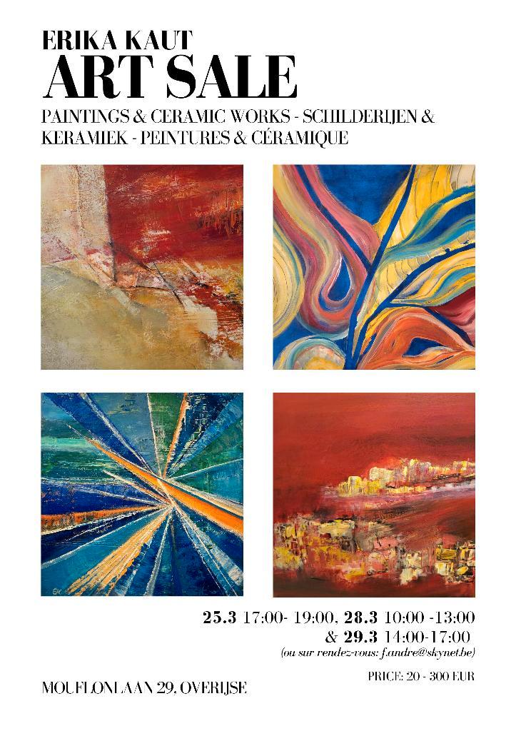 Hedendags abstracte schilderijen - Art sale, Antiek en Kunst, Kunst | Schilderijen | Abstract, Ophalen