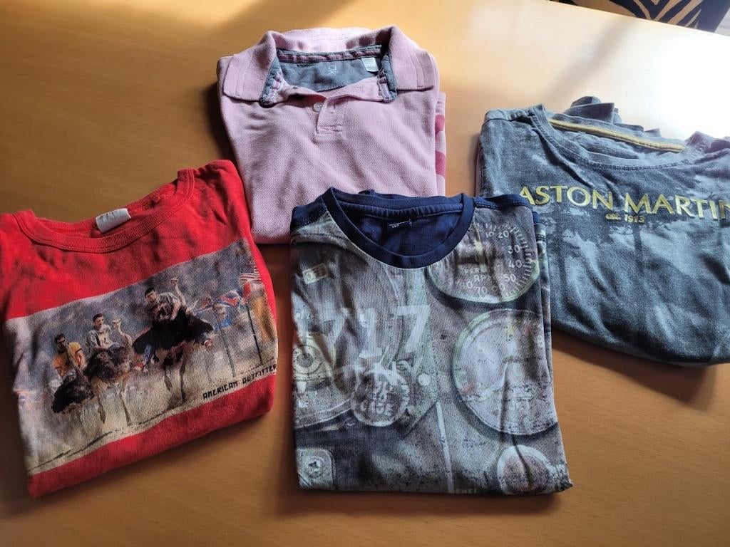 lot longsleeves 128, AO76 American Outfitters, Ophalen of Verzenden, Zo goed als nieuw, Shirt of Longsleeve