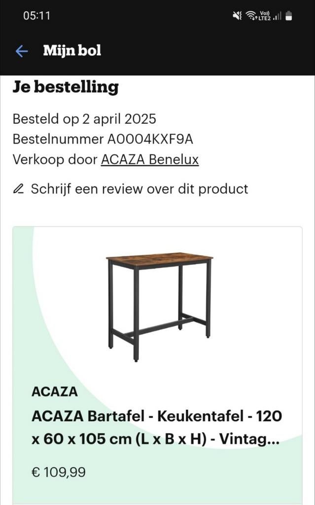 Bartafels, Huis en Inrichting, Tafels | Statafels, Ophalen
