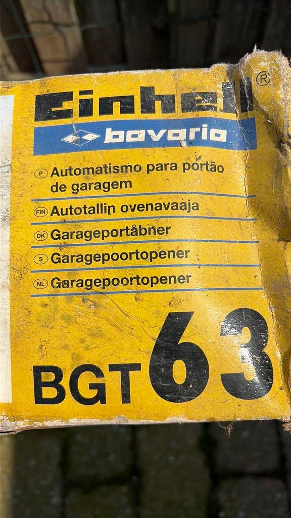 Garagepoortopener met afstandsbediening 2x, Ophalen, Nieuw