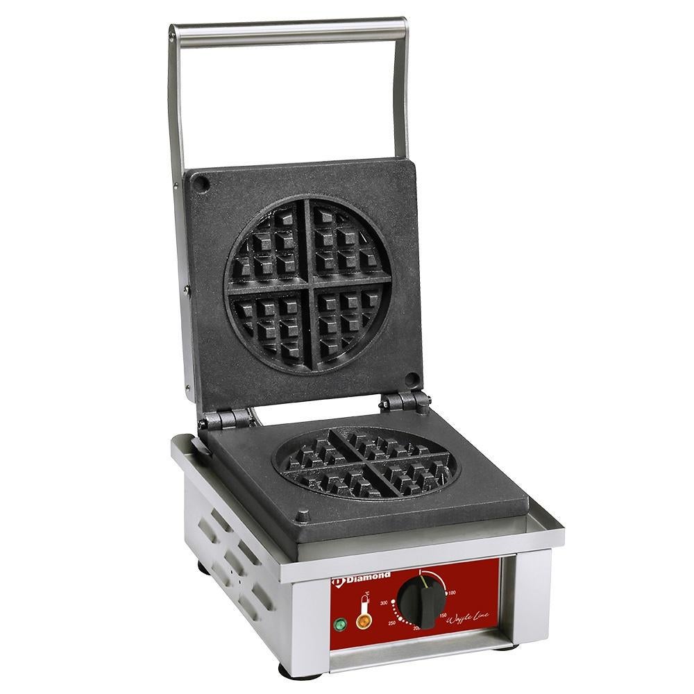 Gaufrier électrique pour 4 éventails gaufrés, Electroménager, Gaufriers, Neuf, Plaques amovibles, Enlèvement ou Envoi