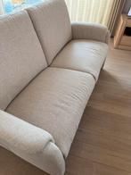 Recent lichtbeige salon te koop, belgisch fabrikaat, Ophalen, Zo goed als nieuw, Stof