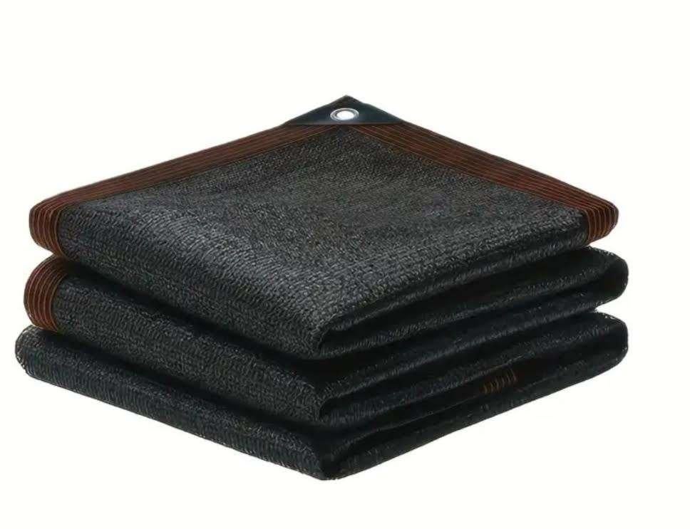 voile d'ombrage noir 8 m/ 6 m, Sports nautiques & Bateaux, Enlèvement, Neuf, Grand-voile, 60 m² ou plus