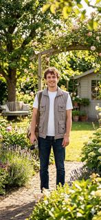 Gilet zonder mouwen maat xxl, Kleding | Heren, Bodywarmers, Ophalen of Verzenden, Zo goed als nieuw, Beige