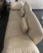 Fauteuil en cuir beige denmarque « ROLF BENZ », 75 à 100 cm, Enlèvement, Utilisé, Epuré de marque  ROLF BENZ