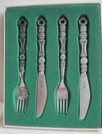 2dlg. x 2 ONTBIJTSET -BRABANT-STIJL-Wirths Bestecke - TIN, Huis en Inrichting, Keuken | Bestek, Verzenden, Nieuw, Overige materialen