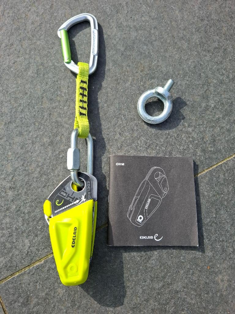 Escalade Système freinage Ohm Edelrid, Sports & Fitness, Escalade, Enlèvement, Neuf, Accessoire d'escalade