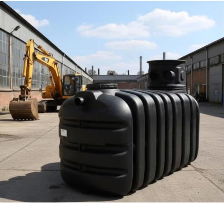 Regenwaterput monoblok 3500 liter hoge schacht, Tuin en Terras, Regentonnen, Gebruikt, Ophalen