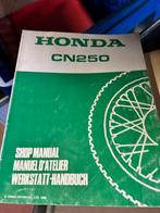 Honda CN250 1988- Manuel d'atelier, Motos, Enlèvement ou Envoi, Honda